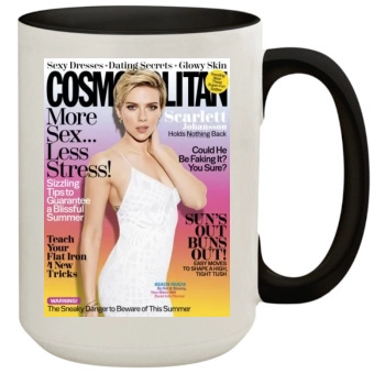 Scarlett Johansson 15oz Colored Inner & Handle Mug