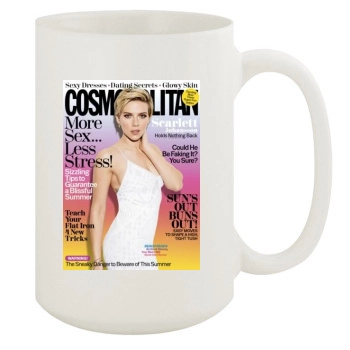 Scarlett Johansson 15oz White Mug