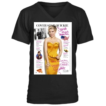 Scarlett Johansson Men's V-Neck T-Shirt