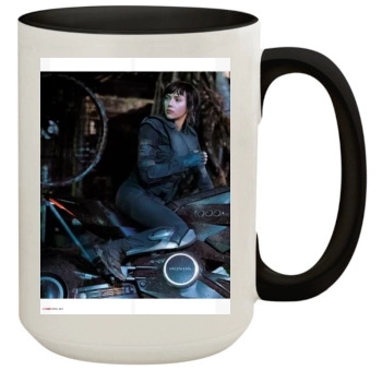 Scarlett Johansson 15oz Colored Inner & Handle Mug