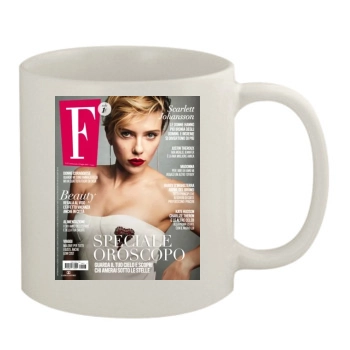 Scarlett Johansson 11oz White Mug