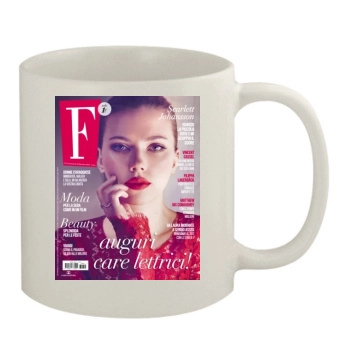 Scarlett Johansson 11oz White Mug