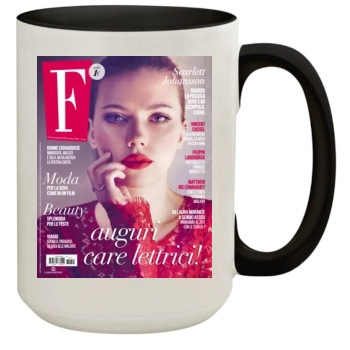 Scarlett Johansson 15oz Colored Inner & Handle Mug