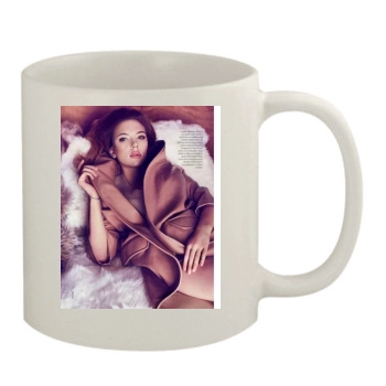 Scarlett Johansson 11oz White Mug