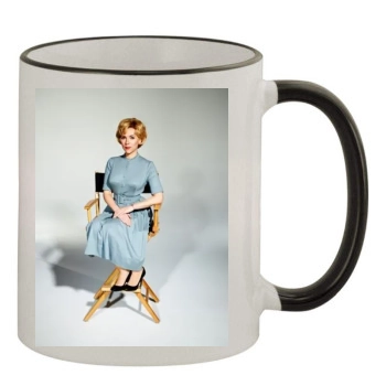 Scarlett Johansson 11oz Colored Rim & Handle Mug