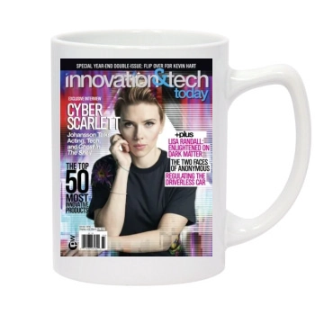 Scarlett Johansson 14oz White Statesman Mug