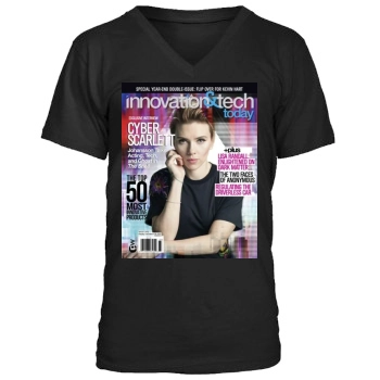 Scarlett Johansson Men's V-Neck T-Shirt