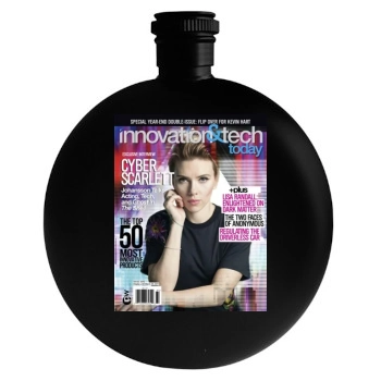 Scarlett Johansson Round Flask