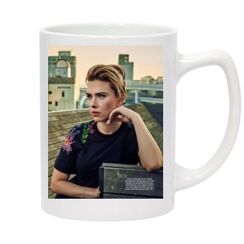 Scarlett Johansson 14oz White Statesman Mug