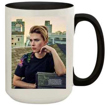 Scarlett Johansson 15oz Colored Inner & Handle Mug