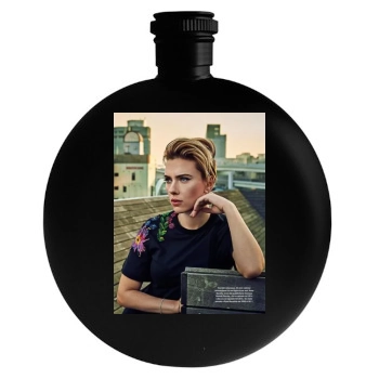 Scarlett Johansson Round Flask