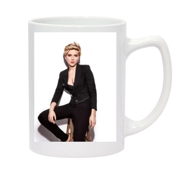 Scarlett Johansson 14oz White Statesman Mug