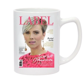 Scarlett Johansson 14oz White Statesman Mug