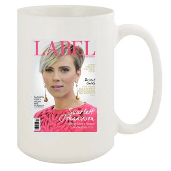 Scarlett Johansson 15oz White Mug