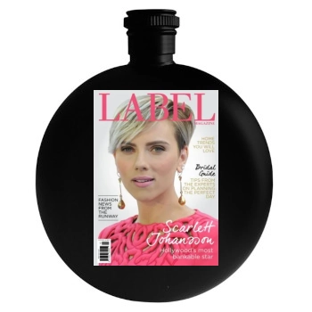 Scarlett Johansson Round Flask