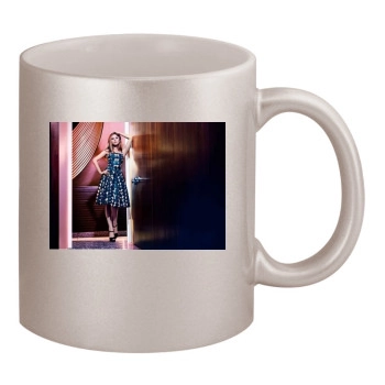 Scarlett Johansson 11oz Metallic Silver Mug