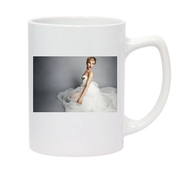 Scarlett Johansson 14oz White Statesman Mug