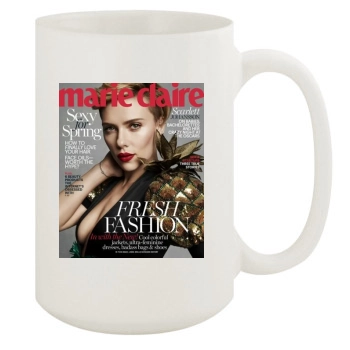 Scarlett Johansson 15oz White Mug