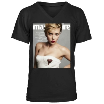 Scarlett Johansson Men's V-Neck T-Shirt