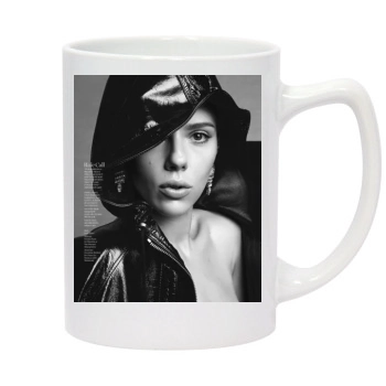 Scarlett Johansson 14oz White Statesman Mug