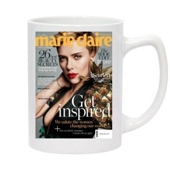 Scarlett Johansson 14oz White Statesman Mug