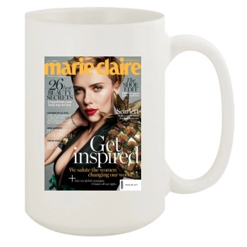 Scarlett Johansson 15oz White Mug