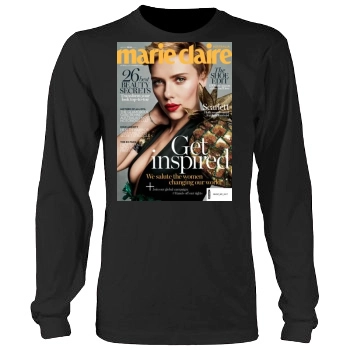 Scarlett Johansson Men's Heavy Long Sleeve TShirt