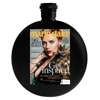 Scarlett Johansson Round Flask