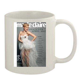 Scarlett Johansson 11oz White Mug