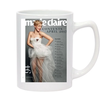 Scarlett Johansson 14oz White Statesman Mug