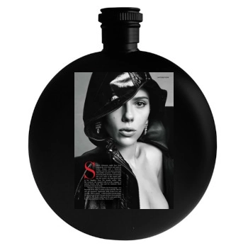 Scarlett Johansson Round Flask