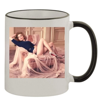 Scarlett Johansson 11oz Colored Rim & Handle Mug