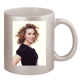 Scarlett Johansson 11oz Metallic Silver Mug