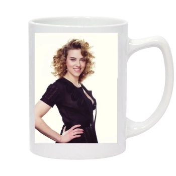 Scarlett Johansson 14oz White Statesman Mug