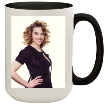 Scarlett Johansson 15oz Colored Inner & Handle Mug