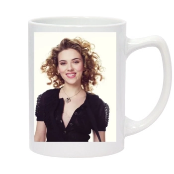 Scarlett Johansson 14oz White Statesman Mug