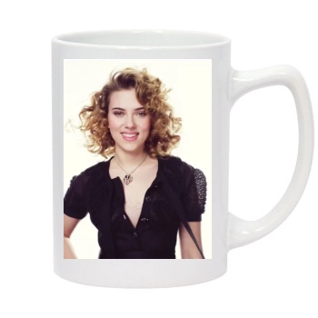 Scarlett Johansson 14oz White Statesman Mug