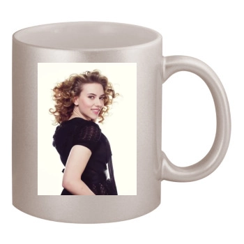 Scarlett Johansson 11oz Metallic Silver Mug