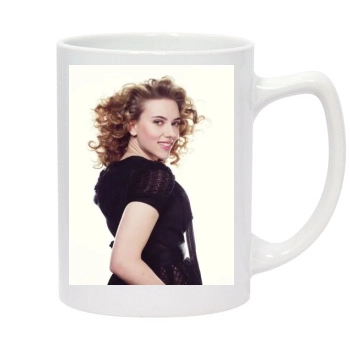 Scarlett Johansson 14oz White Statesman Mug