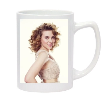 Scarlett Johansson 14oz White Statesman Mug