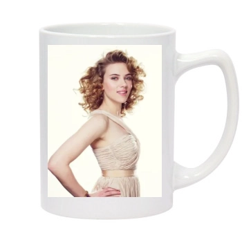 Scarlett Johansson 14oz White Statesman Mug