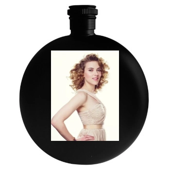 Scarlett Johansson Round Flask