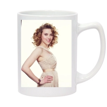 Scarlett Johansson 14oz White Statesman Mug