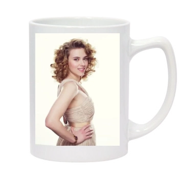 Scarlett Johansson 14oz White Statesman Mug