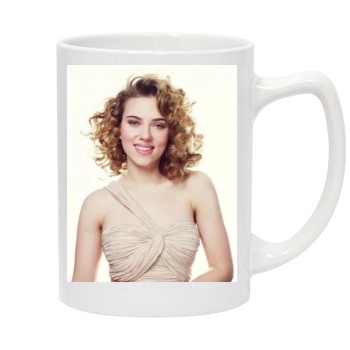 Scarlett Johansson 14oz White Statesman Mug