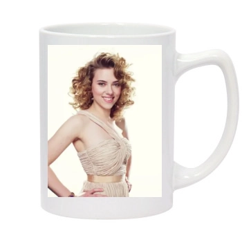 Scarlett Johansson 14oz White Statesman Mug