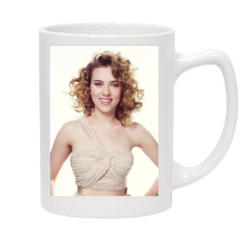 Scarlett Johansson 14oz White Statesman Mug