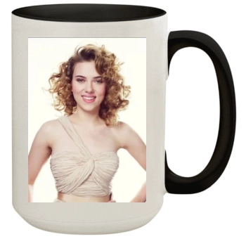 Scarlett Johansson 15oz Colored Inner & Handle Mug