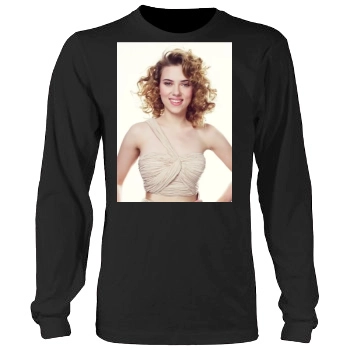 Scarlett Johansson Men's Heavy Long Sleeve TShirt