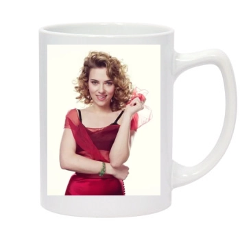 Scarlett Johansson 14oz White Statesman Mug